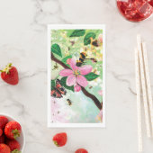 Blütenbäume für Bienen und andere Bestäuber Serviette (Beispiel)