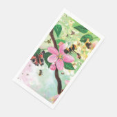 Blütenbäume für Bienen und andere Bestäuber Serviette (Ecke)