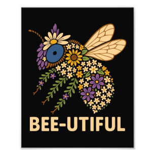 Blütenbiene Fusion Bee-Utiful Fotodruck