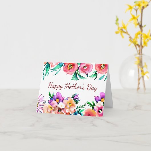 Blütenbild der hellen Feder Karte (Gelbe Blume)