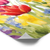 Blütenbild Poster (Ecke)