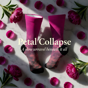 Blütenblatt-Kollaps Socken