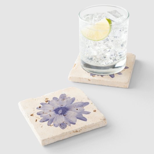 Blütenblatt Steinuntersetzer (Seitenansicht)