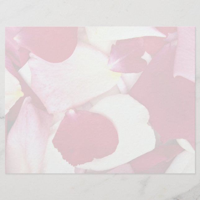 Blütenblätter aus gemischten Rose (Vorderseite)