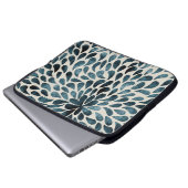 Blütenblätter der abstrakten Blume Laptopschutzhülle (Vorne Knopf)
