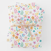 Blütenblätter Geschenkpapier Set (Beispiel)