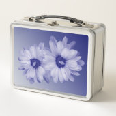 Blütenblätter Metall Brotdose (Vorderseite)