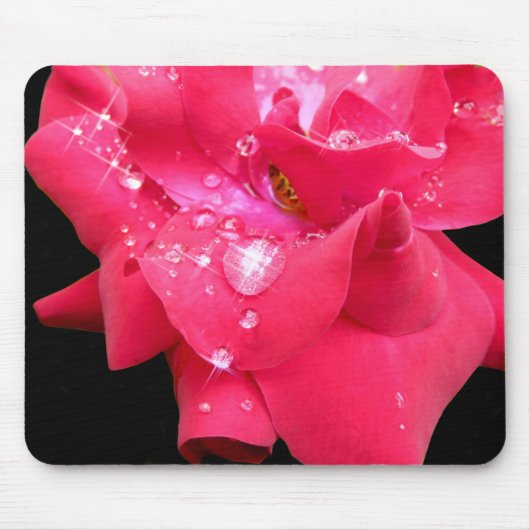 Blütenblätter Mousepad (Vorne)