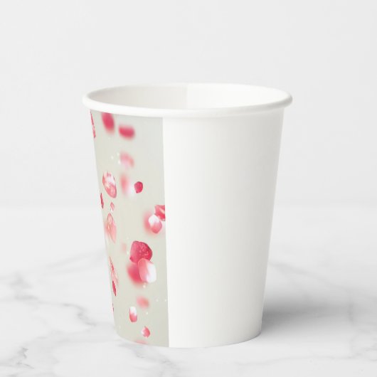 Blütenblätter Pappbecher (Links)