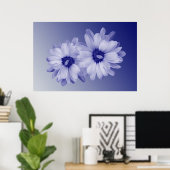 Blütenblätter Poster (Heimbüro)