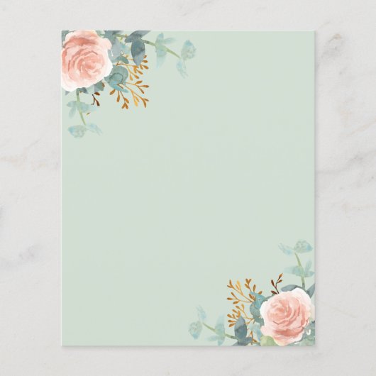 Blütenblättrige Rose (Vorderseite)