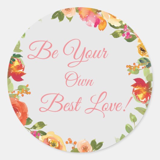 Blütenblättriger Aufkleber (Vorderseite)