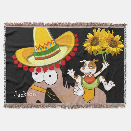 Blütenblättriger Blumenstrudel Decke (Vorderseite)