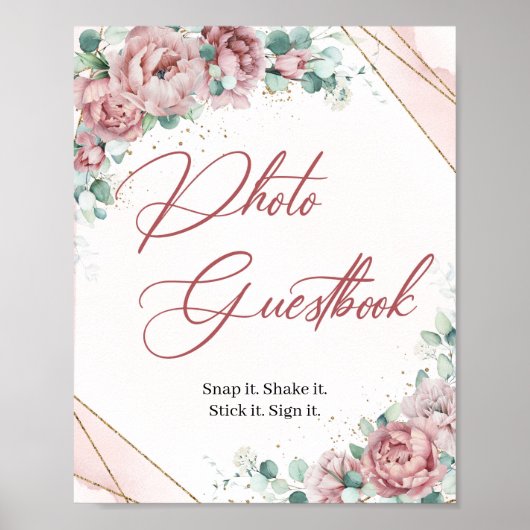 Blütenblättriger Eukalyptus-Foto Poster (Vorne)