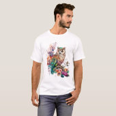 Blütenblättriger T - Shirt (Vorne ganz)