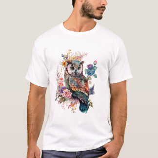 Blütenblättriger T - Shirt
