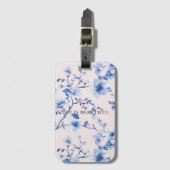 Blütenblau Gepäckanhänger (Vorderseite Vertikal)