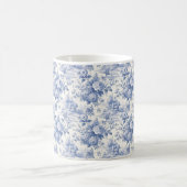 Blütenblau Kaffeetasse (Mittel)