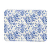 Blütenblau Magnet (Horizontal)