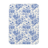 Blütenblau Magnet (Vertikal)