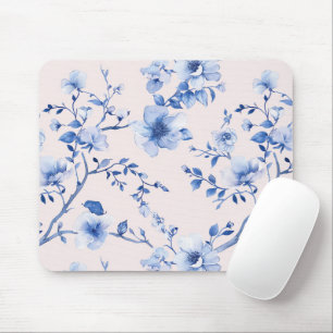 Blütenblau Mousepad