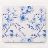 Blütenblau Mousepad (Vorne)