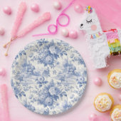 Blütenblau Pappteller (Party)