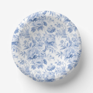 Blütenblau Pappteller