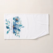 Blütenblau personalisiert badhandtuch set (Handtuch)