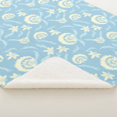 Blütenblau Sherpadecke (3/4)