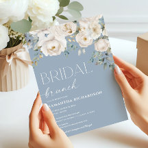 Blütenblauer Brunch