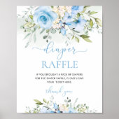 Blütenblauer Eukalyptus foliage-Windelpreisverlosu Poster (Vorne)