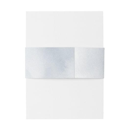 Blütenblauer Hochzeitstag Einladungsbanderole (Rückseitenbeispiel)