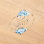 Blütenblume Acryleinladungen (Ablage )