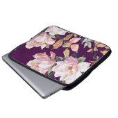 Blütenblume, Blumen, Aquarell, Kunst,v Laptopschutzhülle (Vorne Knopf)