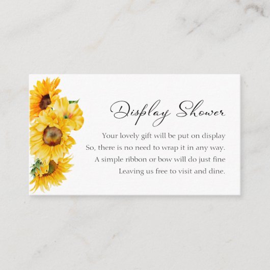 Blütenblume Brautparty-Showdusche Begleitkarte (Vorderseite)