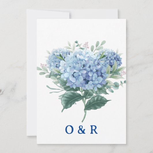 Blütenblume Einladung (Rückseite)