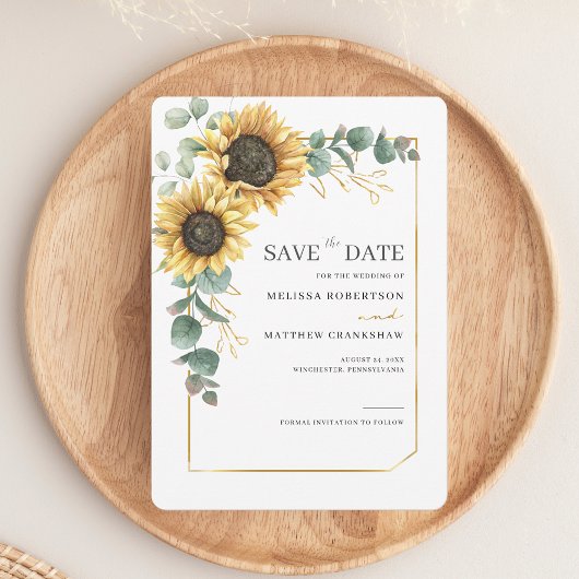Blütenblume Eukalyptus Grüne Save The Date