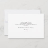 Blütenblume Eukalyptus Grünes Brautparty Dankeskarte (Rückseite)