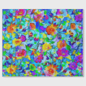 Blütenblume Geschenkpapier (Flach)