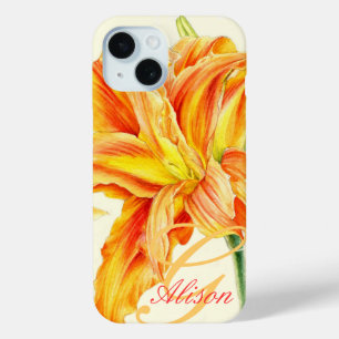 Blütenblume in Orange-Taglilie Case-Mate iPhone Hülle