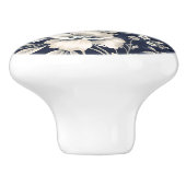 Blütenblume Keramikknauf (Seitenansicht)