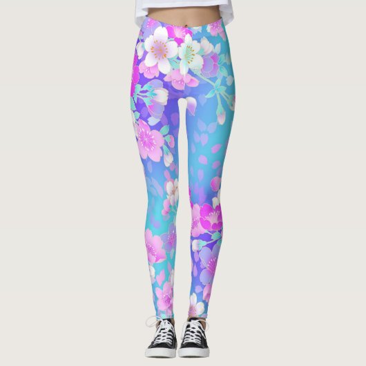 Blütenblume Leggings (Vorderseite)