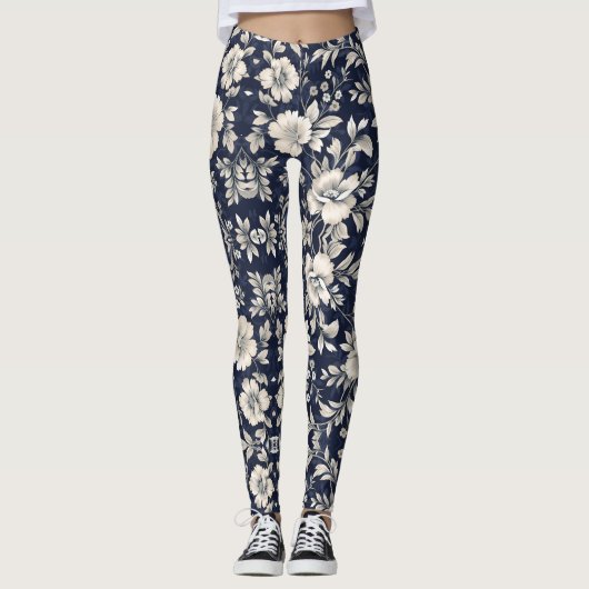 Blütenblume Leggings (Vorderseite)