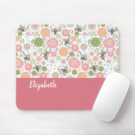 Blütenblume Mousepad (Mit Mouse)