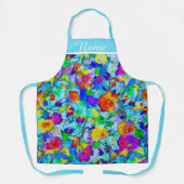Blütenblume personalisiert schürze (Vorderseite)