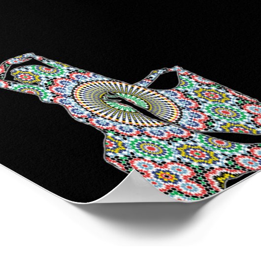 Blütenblume Poster (Ecke)