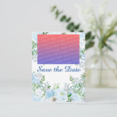 Blütenblume Postkarte (Stehend Vorderseite)