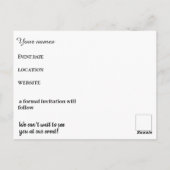 Blütenblume Postkarte (Rückseite)