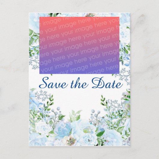 Blütenblume Postkarte (Vorderseite)